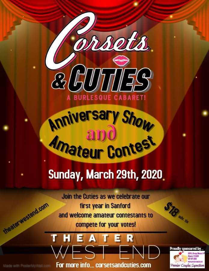 Corsets Cuties Anniversary Show and Amateur Contest