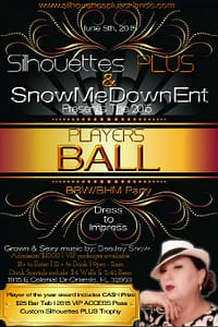 Silhouettes Plus Players Ball June 5th